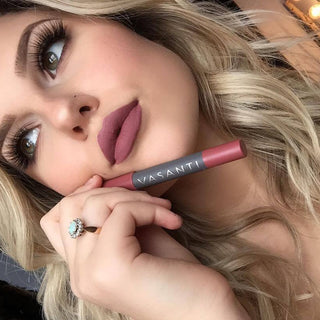 Vasanti Matte Crush Lipstick Pencil - Berry First Kiss