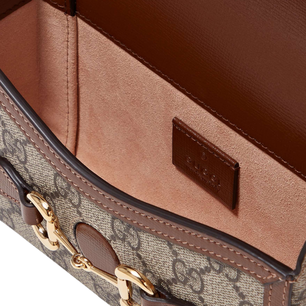 Gucci Horsebit 1955 Mini Shoulder Bag – Brown