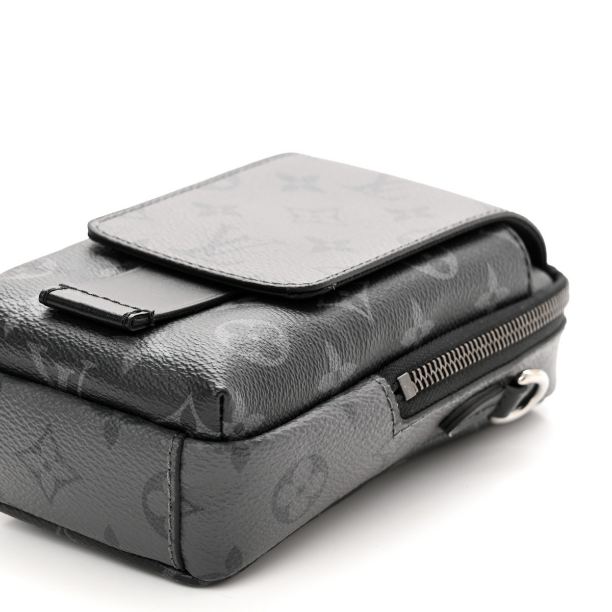 Louis Vuitton Double Phone Pouch Eclipse NM - Black and Grey