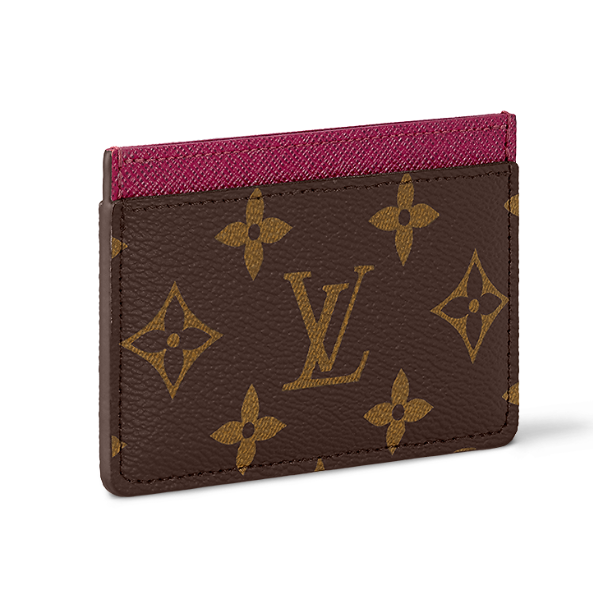 Louis Vuitton Monogram Canvas Card Holder - Fuchsia