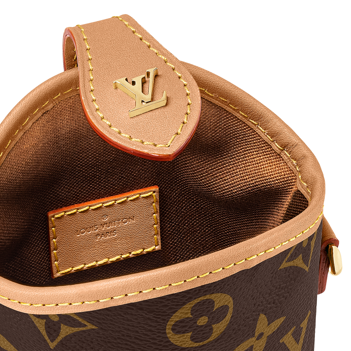 Louis Vuitton Fold Me Pouch Shoulder Bag - Chocolate Brown