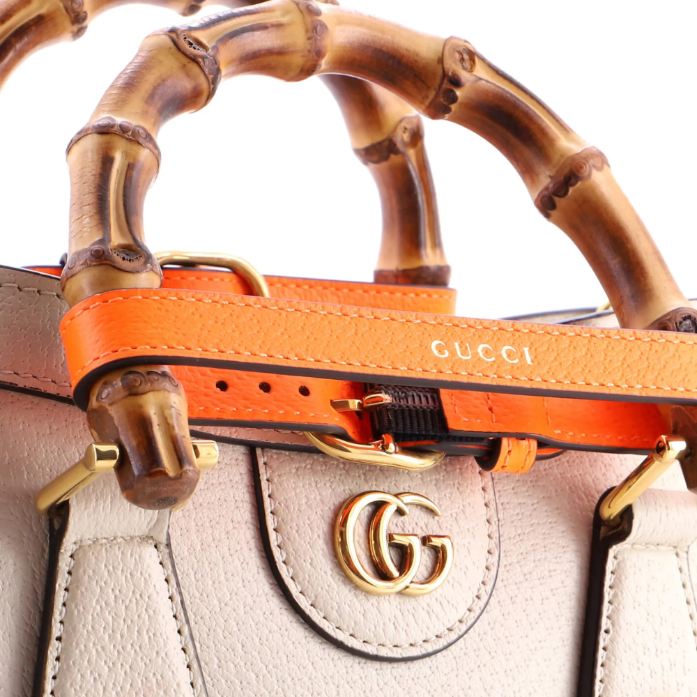 Gucci Diana Medium Tote Bag – White