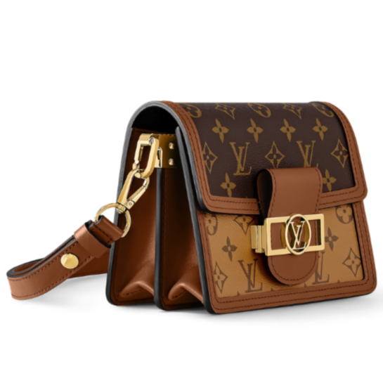 Louis Vuitton Monogram Reverse Dauphine Mini Shoulder Bag - Brown