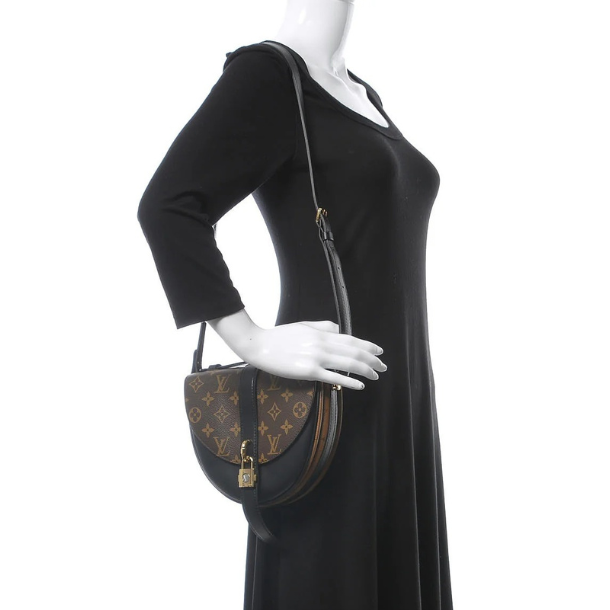 Louis Vuitton Monogram Reverse Chantilly Lock Crossbody Bag - Brown