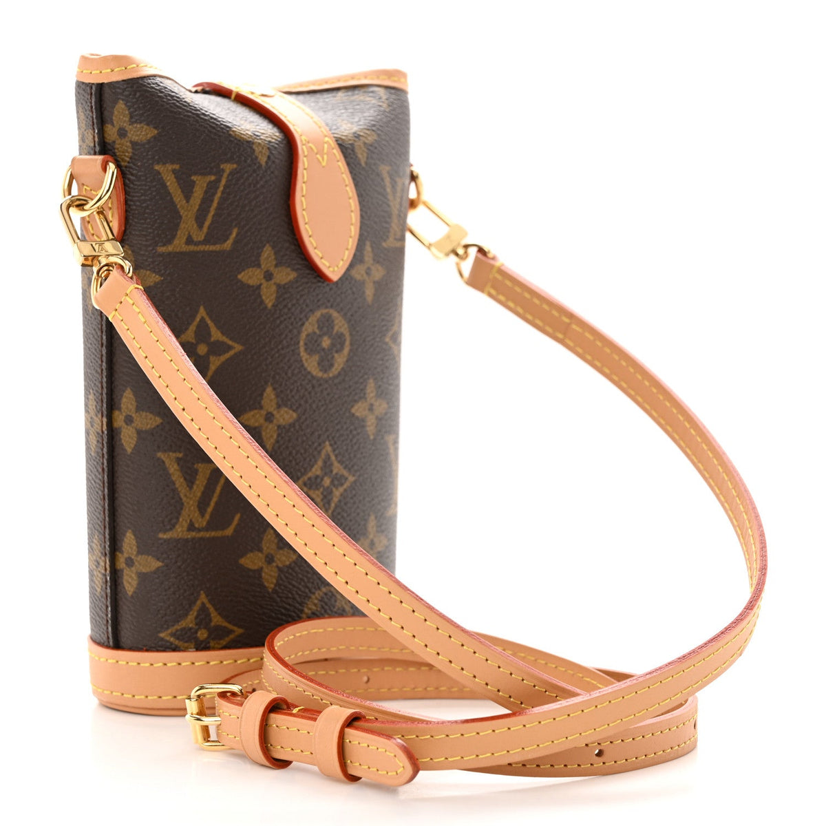 Louis Vuitton Fold Me Pouch Shoulder Bag - Chocolate Brown