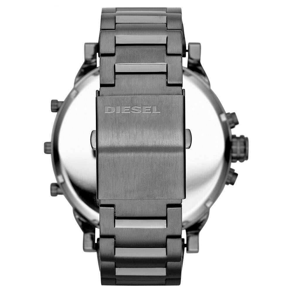 Diesel Big Daddy 2.0 Chronograph Blue Dial Grey Steel Strap Watch For Men - DZ7331