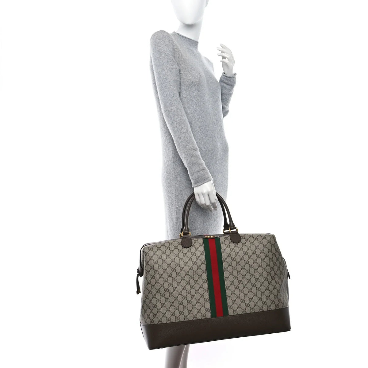 Gucci Savoy Large Duffle Bag – Beige