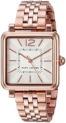 Marc Jacobs Vic Silver Dial Rose Gold Steel Strap Watch for Women - MJ3514