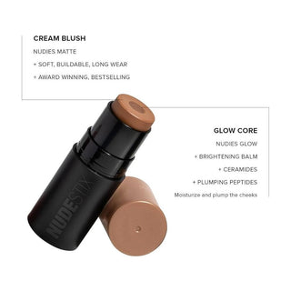 Nudestix Nudies Matte And Glow Core All Over Face Blush Colour - Tan Glow