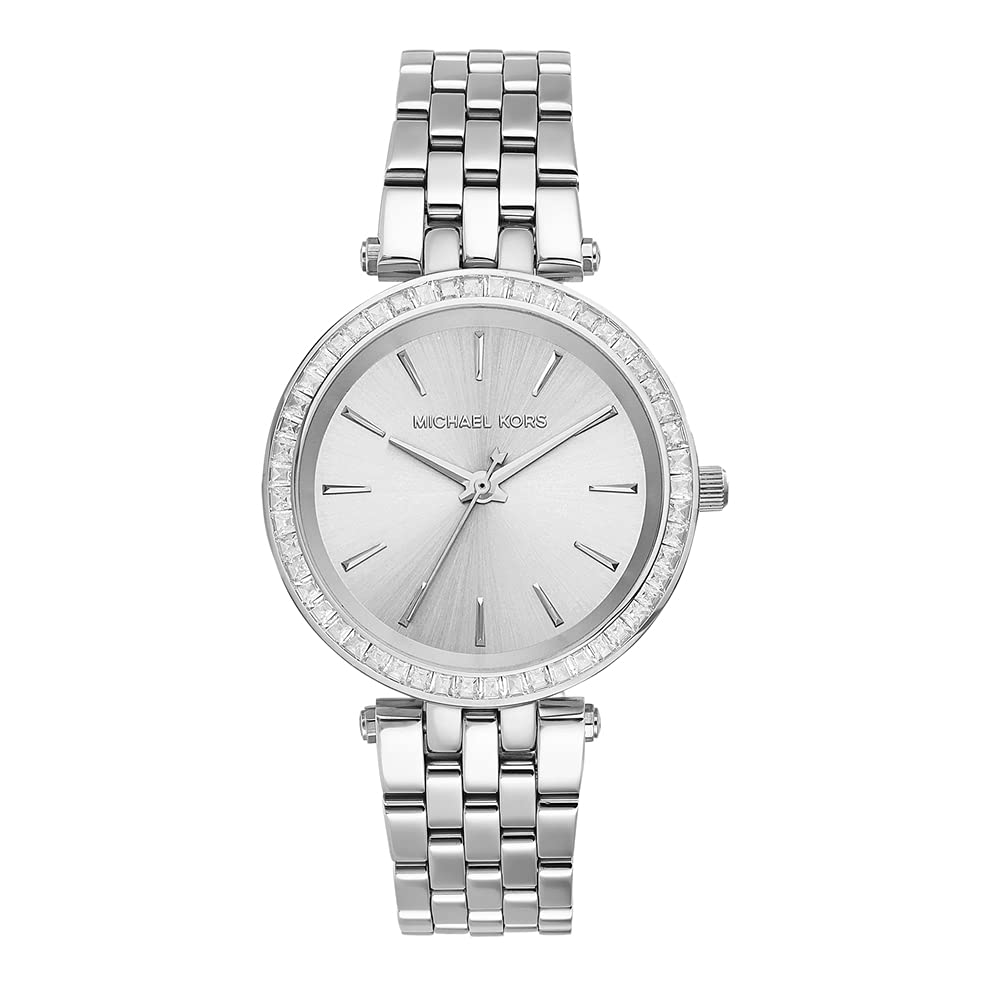 Michael Kors Darci Silver Dial Silver Stainless Steel Strap Watch for Women - MK3364