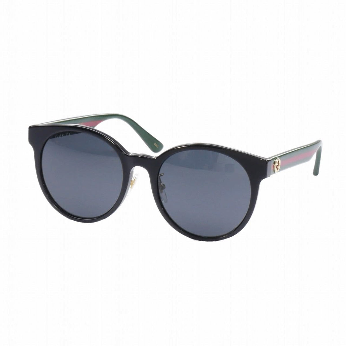 Gucci GG0416SK Round Black Sunglasses