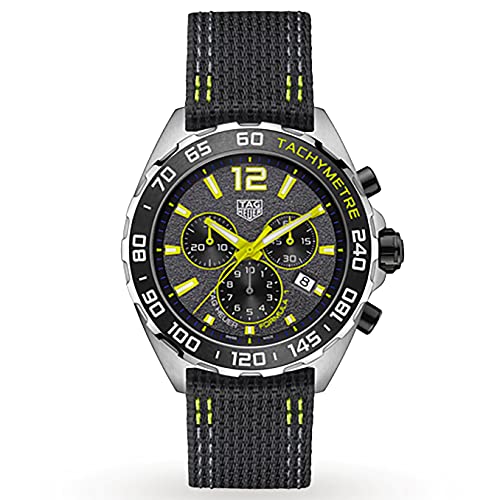 Tag Heuer Formula 1 Chronograph Grey Dial Black Nylon Strap Watch for Men - CAZ101AG.FC8304