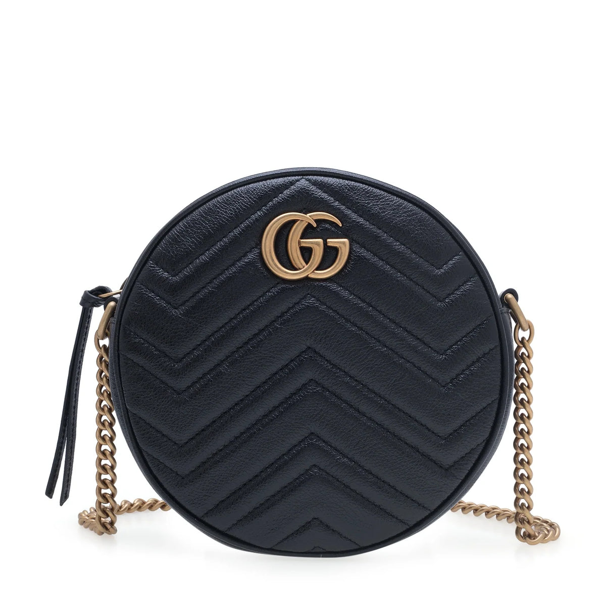 Gucci Azalea Marmont Round Shoulder Bag – Black