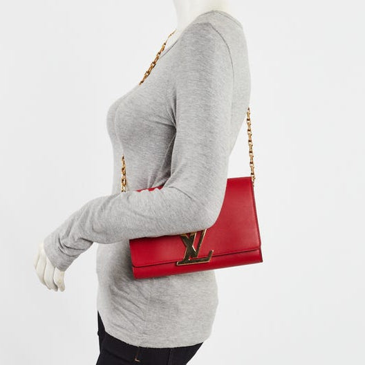 Louis Vuitton Pochette Louise Clutch - Red