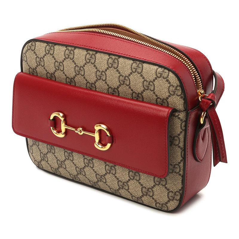 Gucci Horsebit 1955 Crossbody Bag – Red