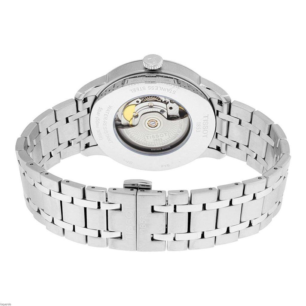 Tissot Chemin Des Tourelles Powermatic 80 Helvetic Silver Dial Silver Steel Strap Watch For Women - T099.207.11.116.00