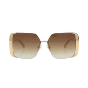 Louis Vuitton Women Square Frame Satin Yellow Sunglasses