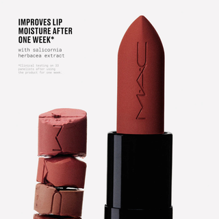 MAC Powder Kiss Soft Focus 10HR Longwear Hazy Matte Lipstick - A Little Tamed