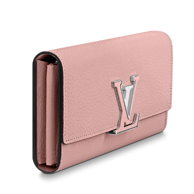 Louis Vuitton Capucines Taurillon Leather Wallet - Magnolia