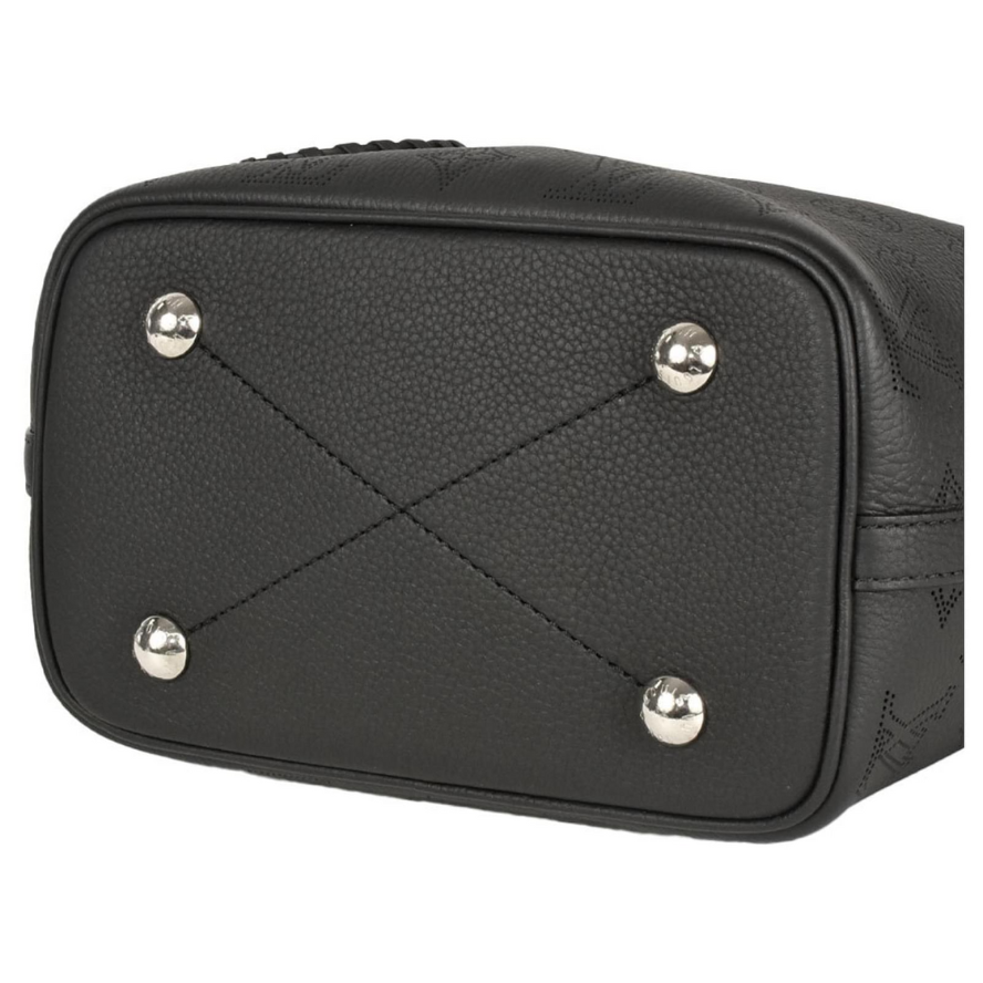 Louis Vuitton Monogram Mahina Blossom MM Shoulder Bag - Black