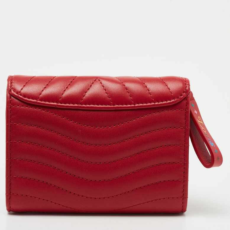 Louis Vuitton New Wave Compact Wallet - Red