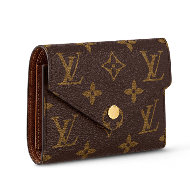 Louis Vuitton Victorine Monogram Canvas Wallet - Brown
