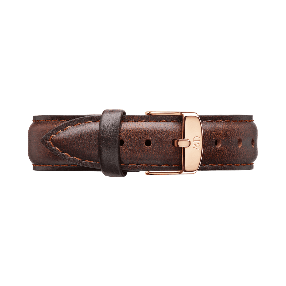Daniel Wellington Classic Petite York White Dial Brown Leather Strap Watch For Women - DW00100176