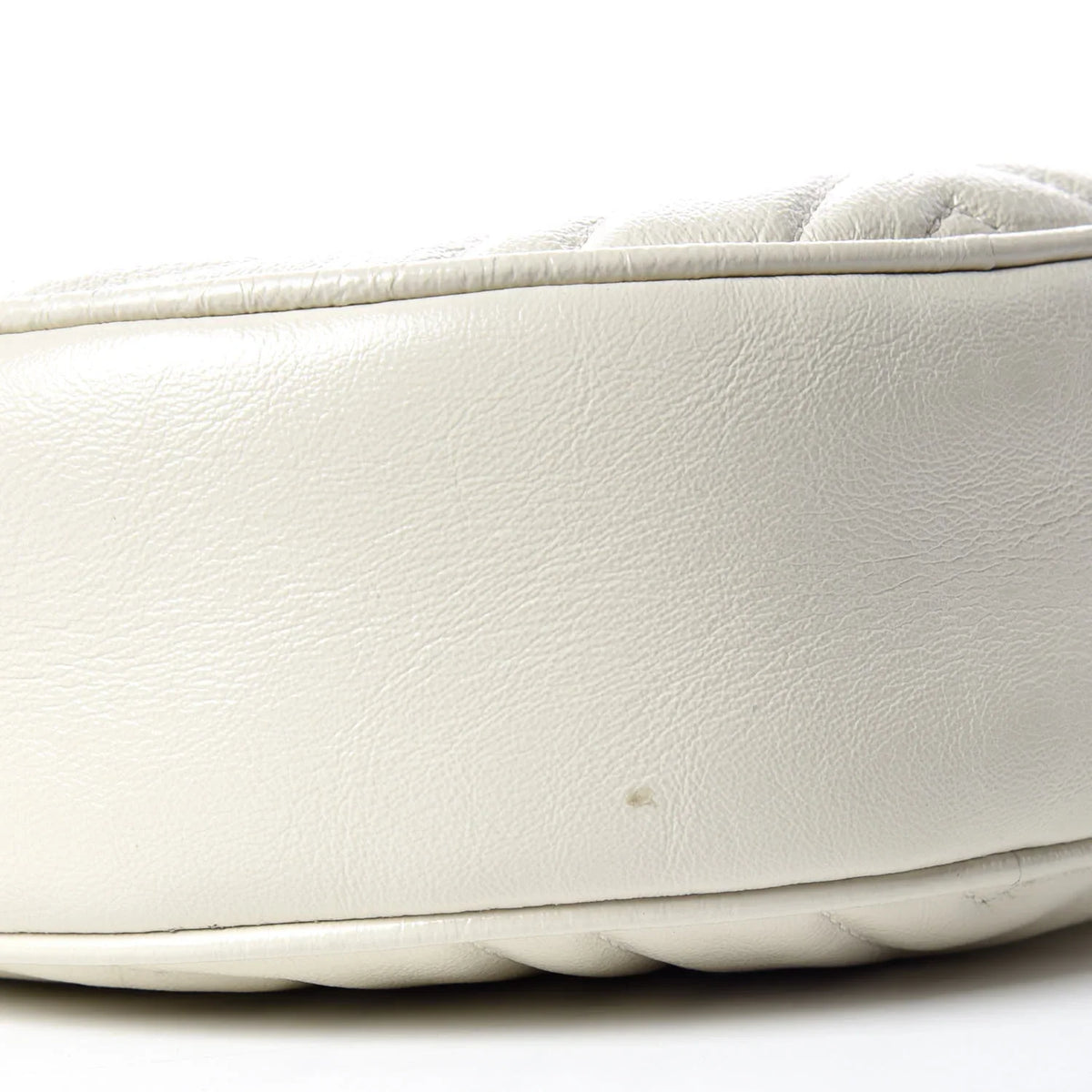 Gucci Azalea Marmont Round Shoulder Bag – White