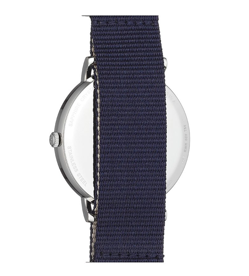 Tissot T Classic Everytime Large White Dial Blue NATO Strap Watch For Men - T109.610.17.037.00