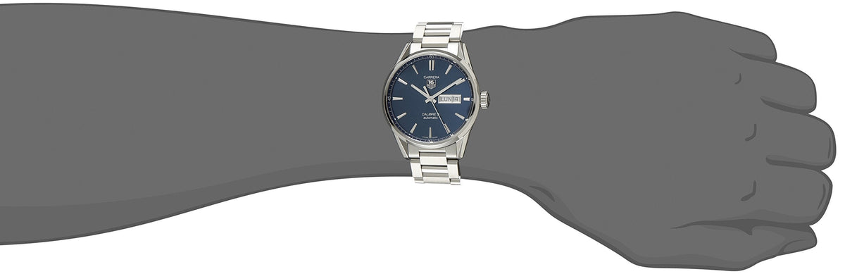 Tag Heuer Carrera Automatic 41mm Blue Dial Silver Steel Strap Watch for Men - WAR201E.BA0723