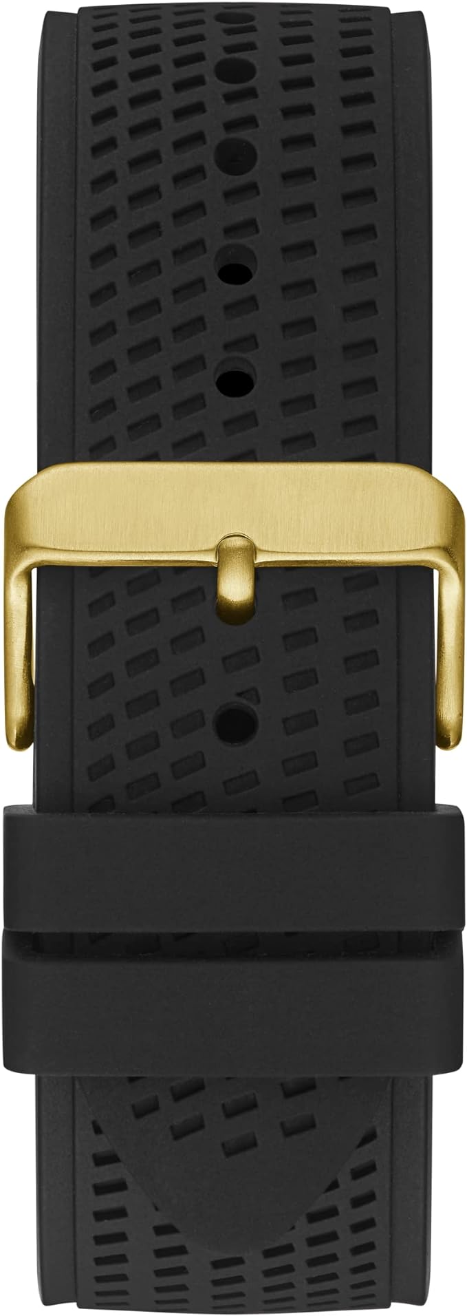 Guess Trophy Multifunction Black Dial Black Rubber Strap Watch for Men - GW0333G2