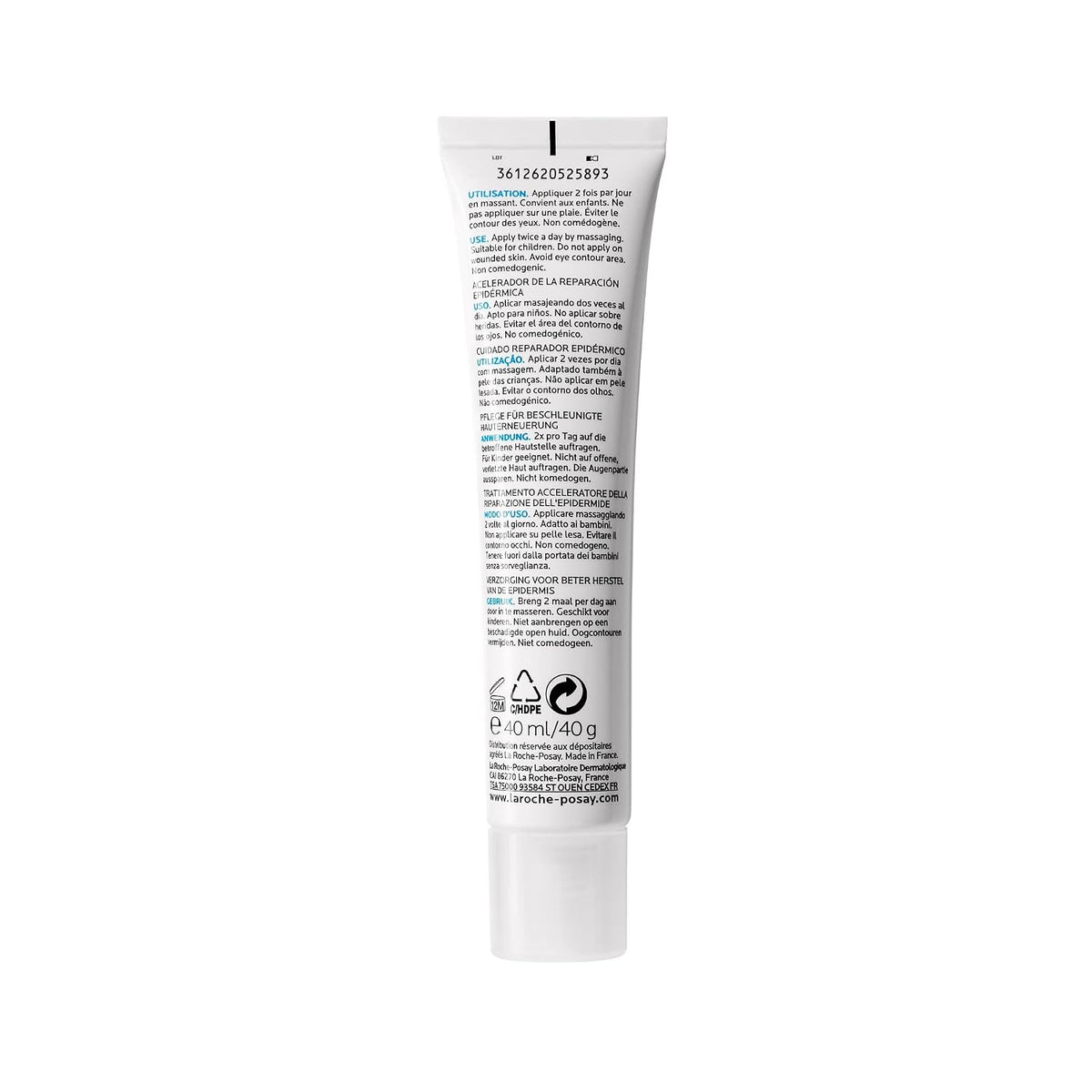 La Roche Posay Cicaplast Gel B5 Epidermal Recovery Accelerator Skin Repair, 40 ml