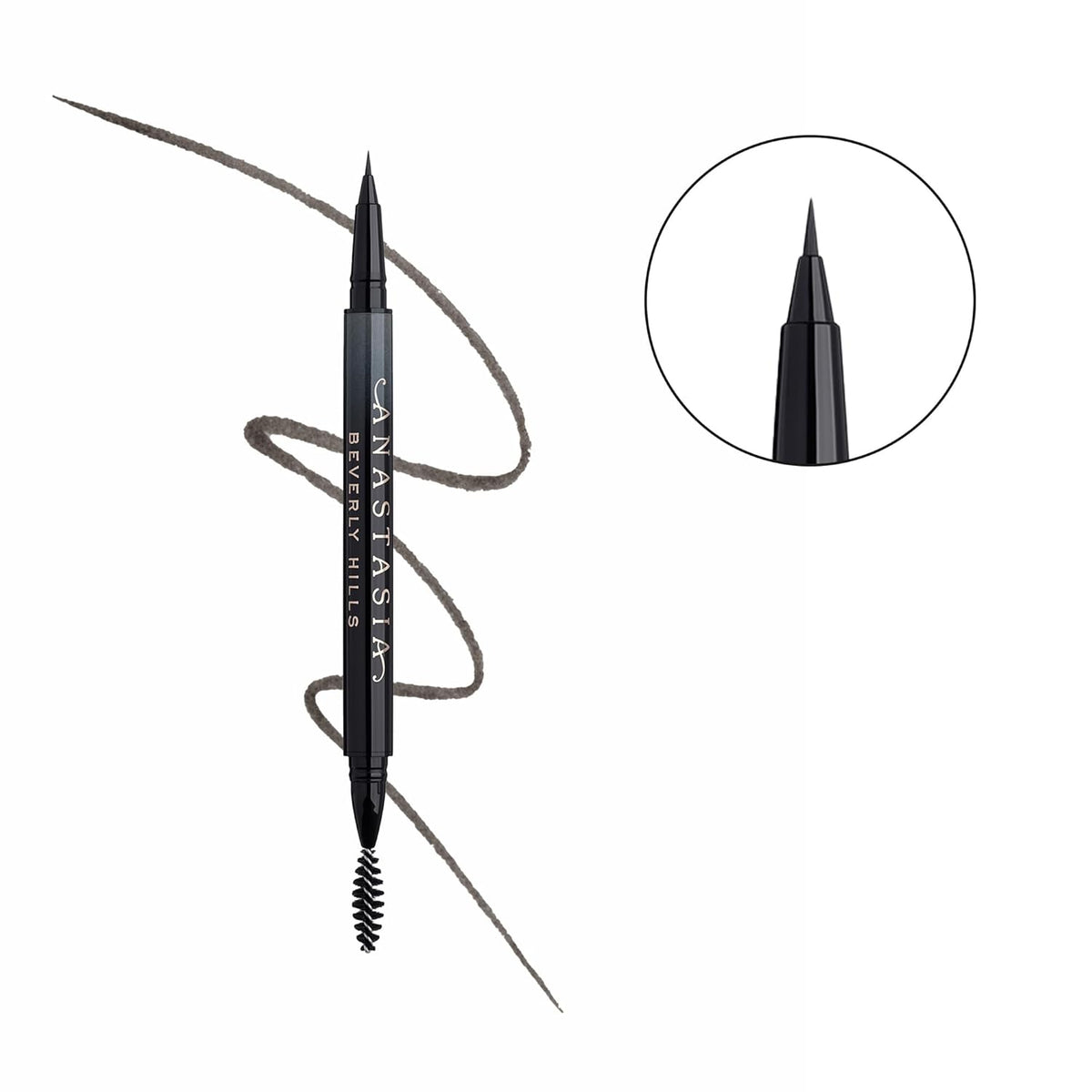 Anastasia Beverly Hills MicroStroke Brush Tip Eyebrow Detailing Pen - Granite