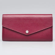 Louis Vuitton Epi Leather Sarah Wallet - Fuchsia