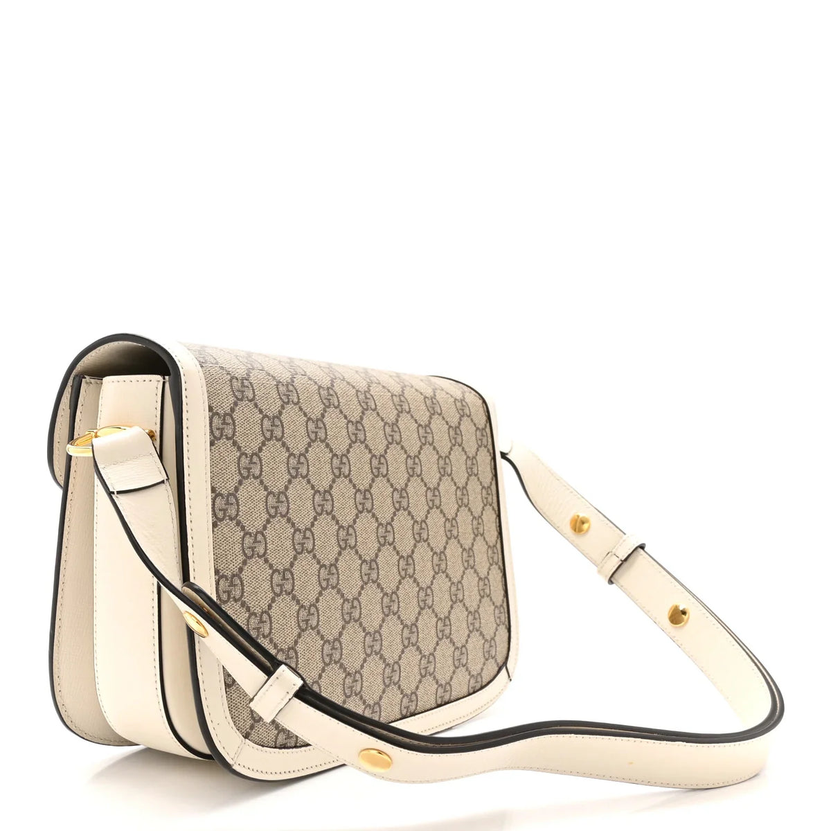 Gucci Horsebit 1955 GG Supreme Shoulder Bag – Beige