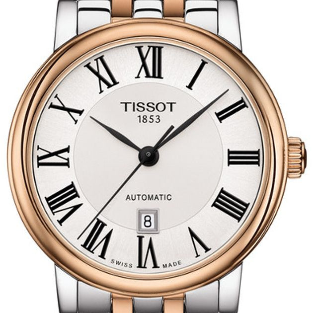 Tissot Carson Premium White Dial Two Tone Steel Strap Watch For Men - T122.410.22.033.00