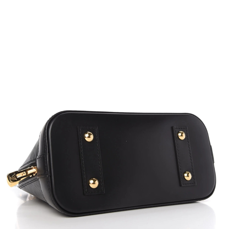 Louis Vuitton Blooming Flowers Epi Alma BB Handbag - Black