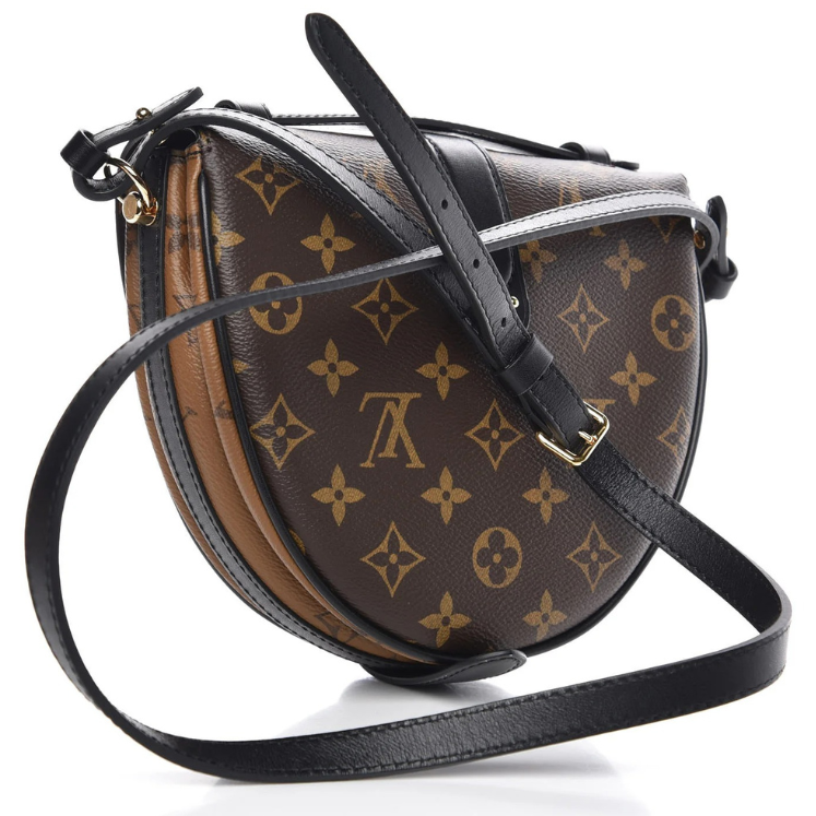 Louis Vuitton Monogram Reverse Chantilly Lock Crossbody Bag - Brown