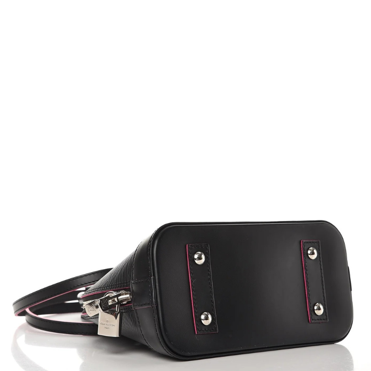 Louis Vuitton Epi Alma BB Handbag - Black