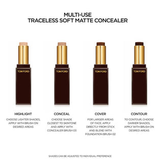 Tom Ford Traceless Soft Matte Concealer - 3W1 Golden