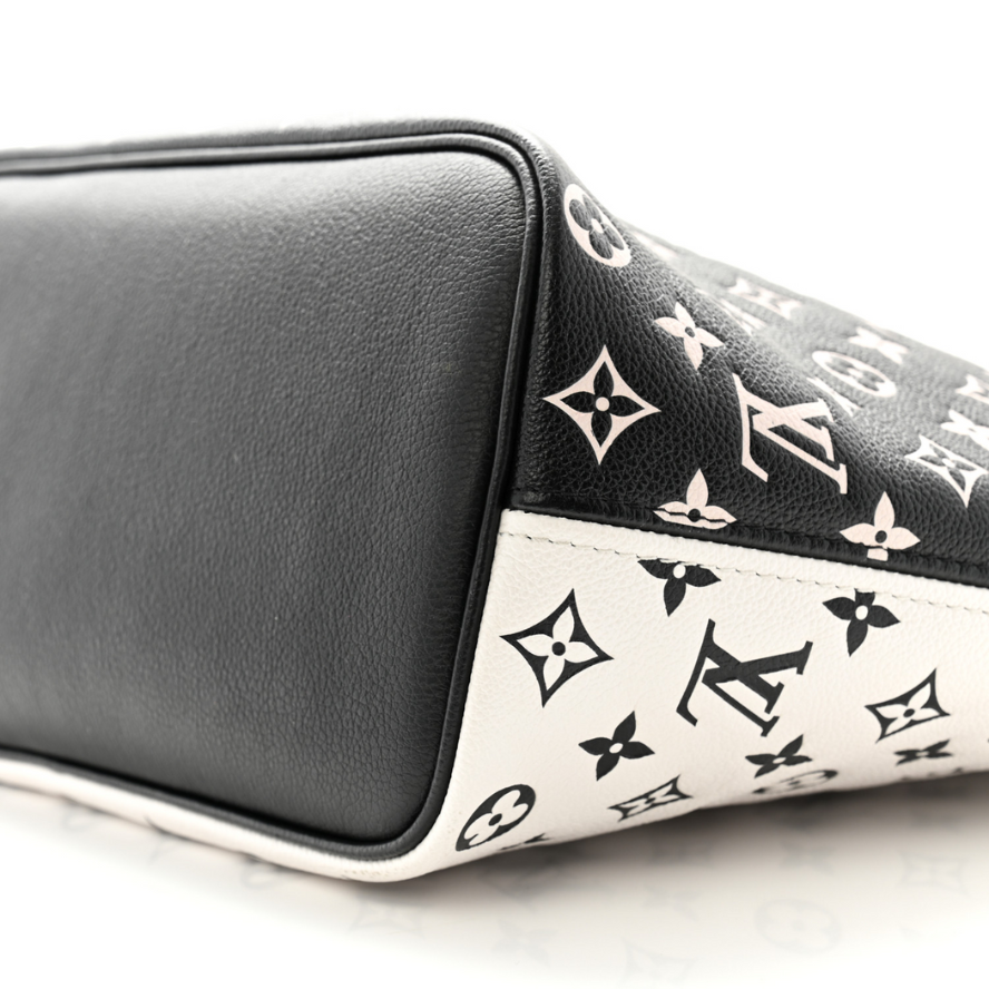 Louis Vuitton Spring In The City Neverfull MM Tote Bag - Black White Pink