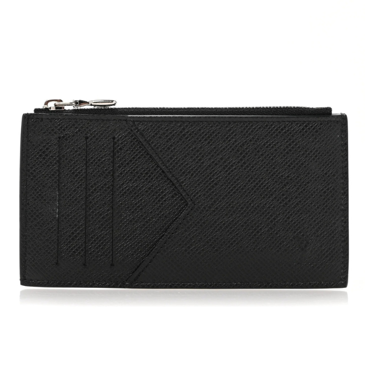 Louis Vuitton Taigarama Card Holder - Black