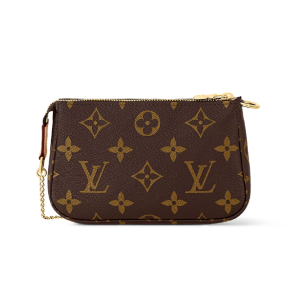 Louis Vuitton Mini Pochette Accessoires Chain Bag - Brown