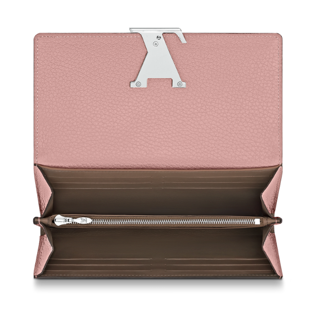 Louis Vuitton Capucines Taurillon Leather Wallet - Magnolia