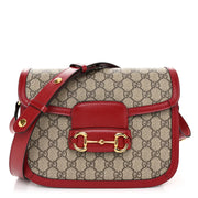Gucci Horsebit 1955 Small Shoulder Bag - Red