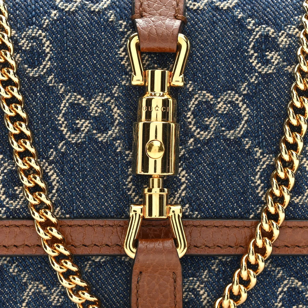 Gucci Jackie 1961 Chain Wallet – Gray