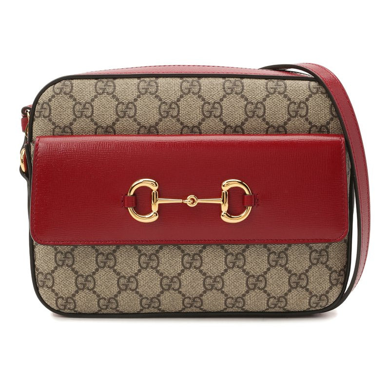 Gucci Horsebit 1955 Crossbody Bag – Red