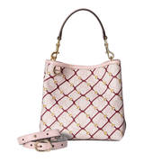 Gucci Emblem Small Bucket Bag – Pink