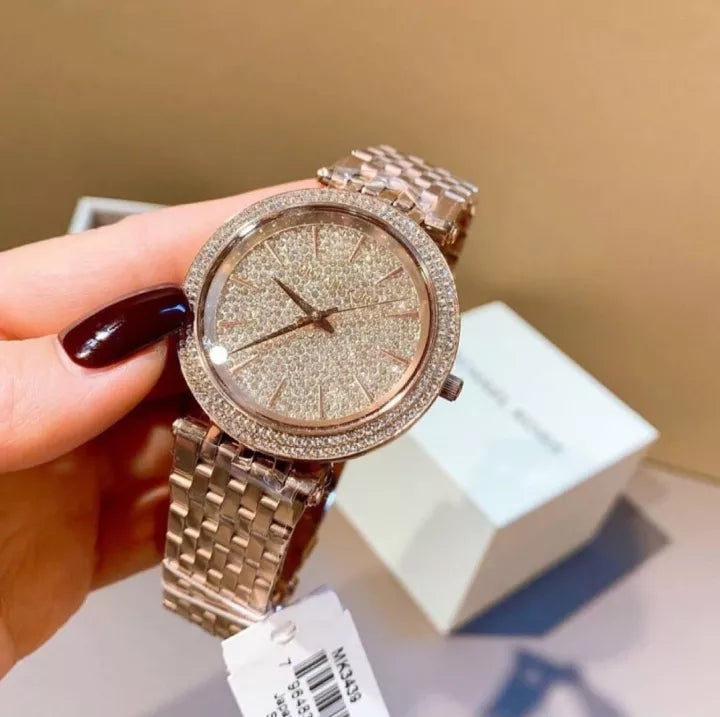 Michael Kors Darci Rose Gold Dial Rose Gold Steel Strap Watch for Women - MK3439