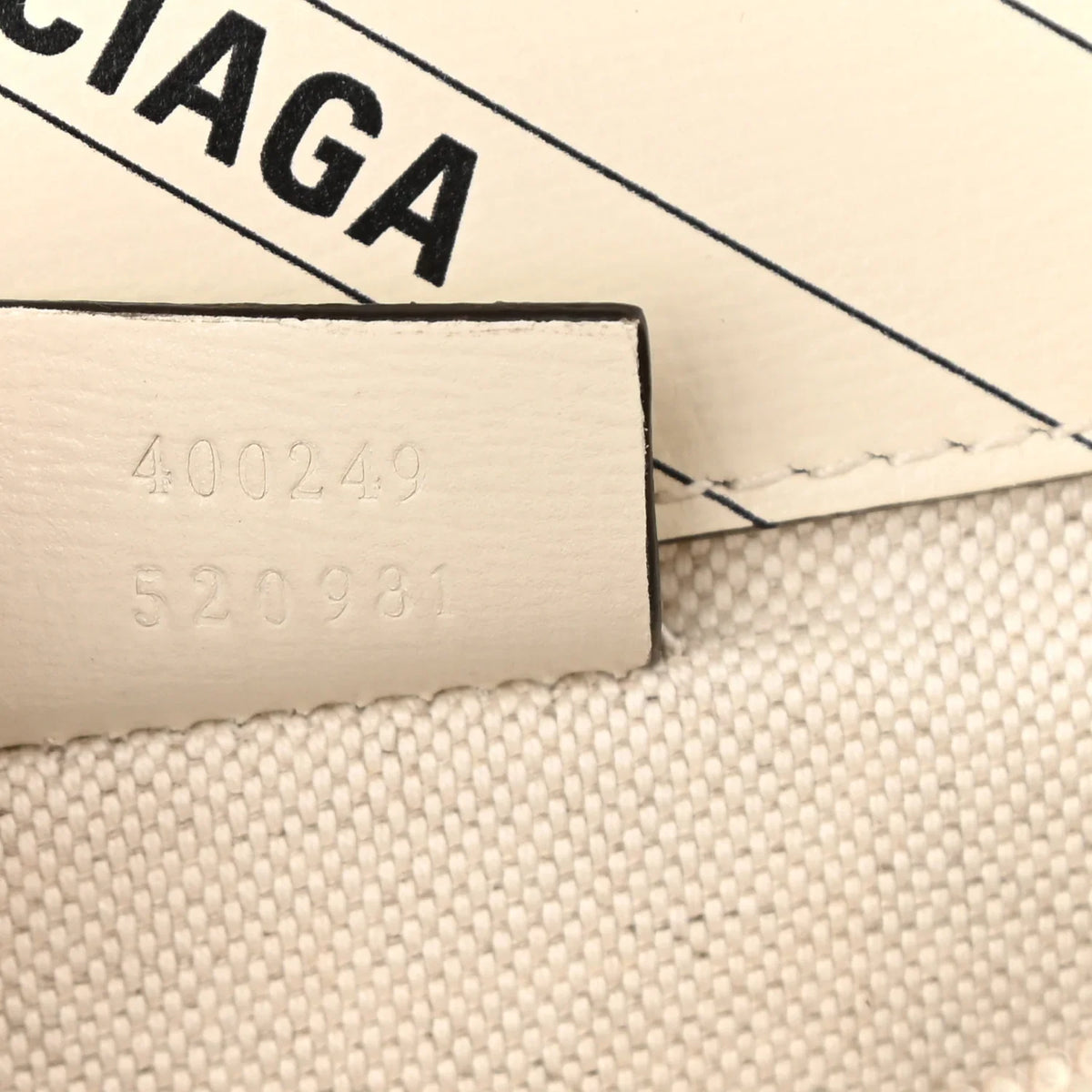 Gucci X Balenciaga Calfskin Small Shoulder Bag – White